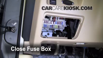 Interior Fuse Box Location 2009 2014 Nissan Maxima 2009 